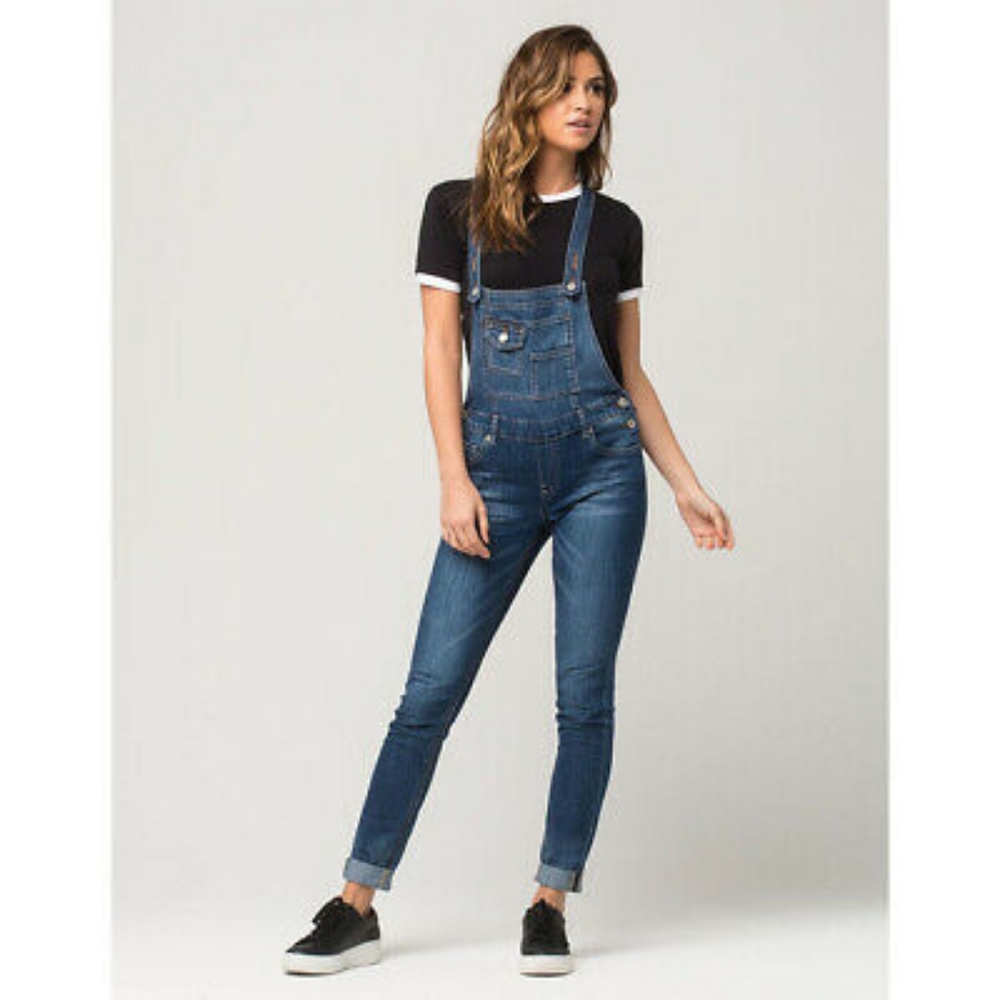 Almost Famous Premium Denim Overalls Size 5